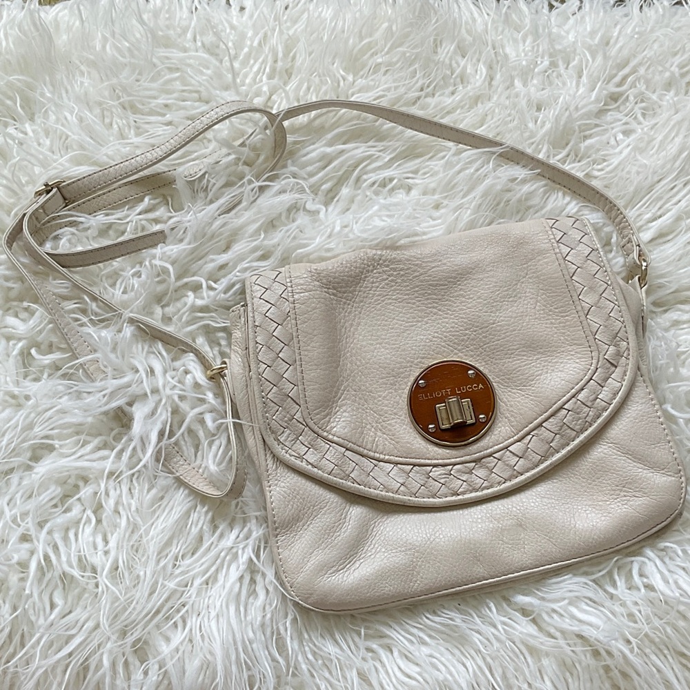 Elliott Lucca Ivory Crossbody Bag